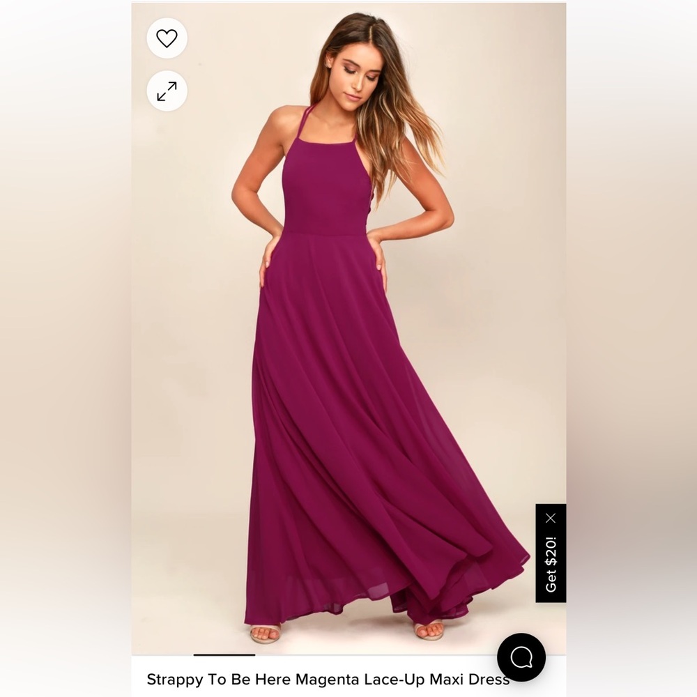 Lulu's Blue Maxi Dress